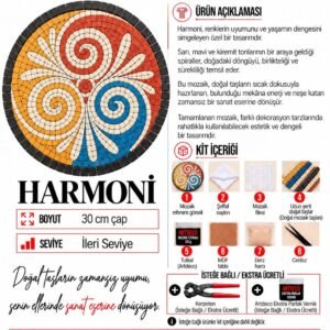 Harmoni Mozaik Kiti kutu içeriği katalog görseli