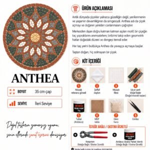 Anthea Mozaik Kiti kutu içeriği katalog görseli